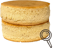 ぼうろのヒミツを探る虫眼鏡のイラスト